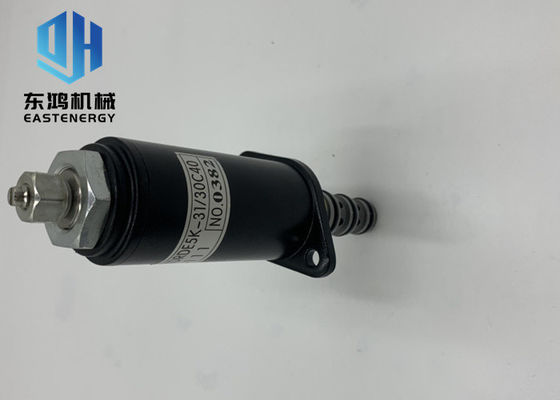 SK200-6 Excavator ชิ้นส่วนปั๊มไฮดรอลิกโซลินอยด์วาล์ว 8413606090