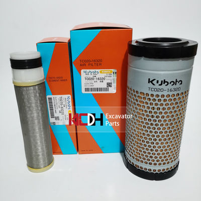 เครื่องกรองอากาศ Kubota Excavator T0270-93220 เครื่องอัดอากาศ TC020-16320